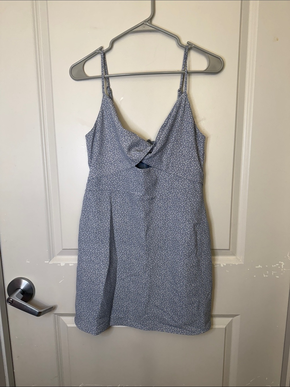 Abercrombie & Fitch Light Blue Floral Mini Dress